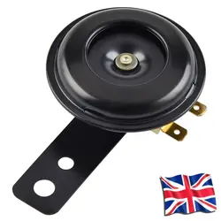 6V Universal Black Motorcycle Horn Loudspeaker For Honda Kawasaki Yamaha Suzuk For Scooter Electric Vehicle Moped Dirt Bike