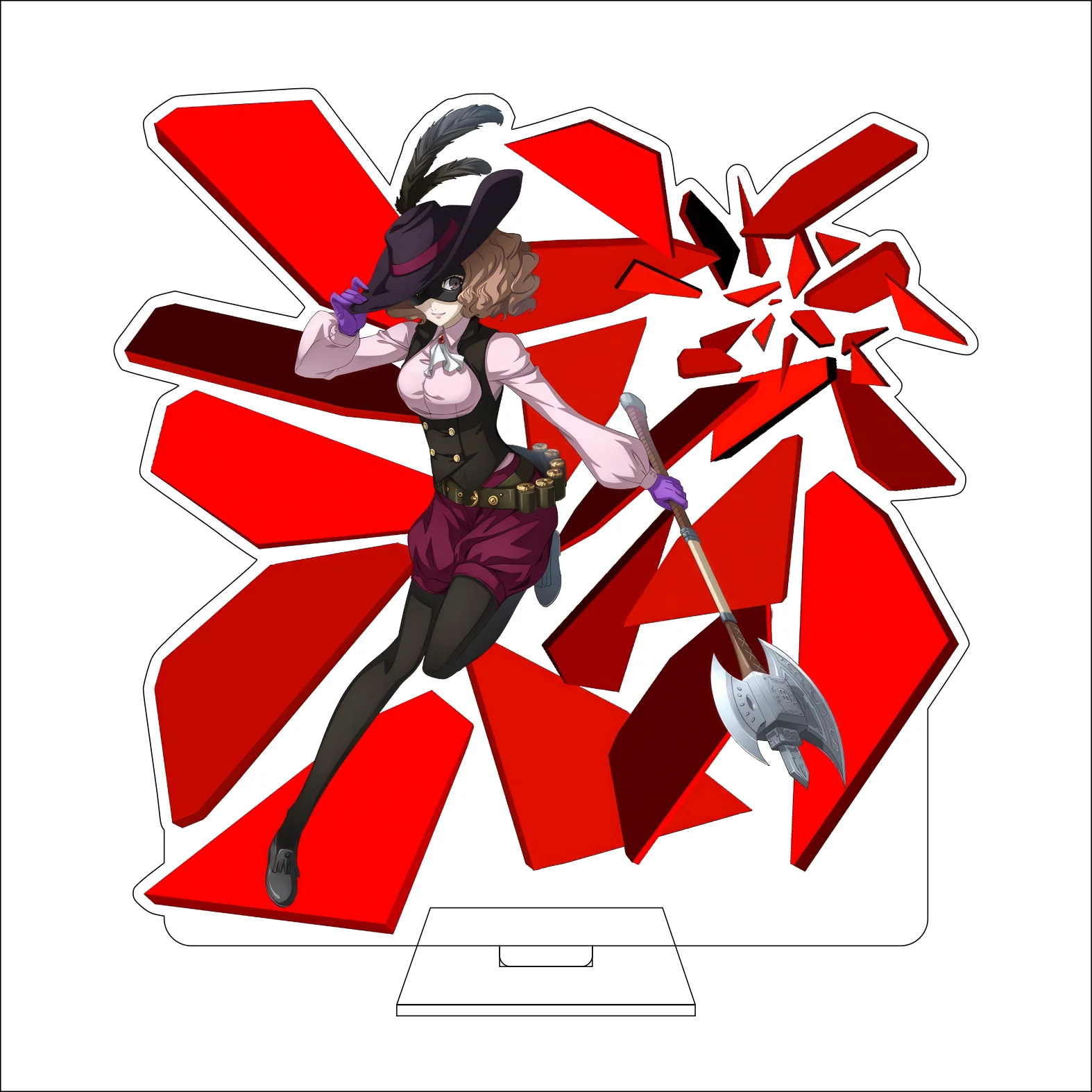 16CM Anime Togo Hifumi Okumura Haru Sakura Futaba Niijima Makoto Cosplay Acrylic Figure Stand Plate Ornaments Gifts - view 5