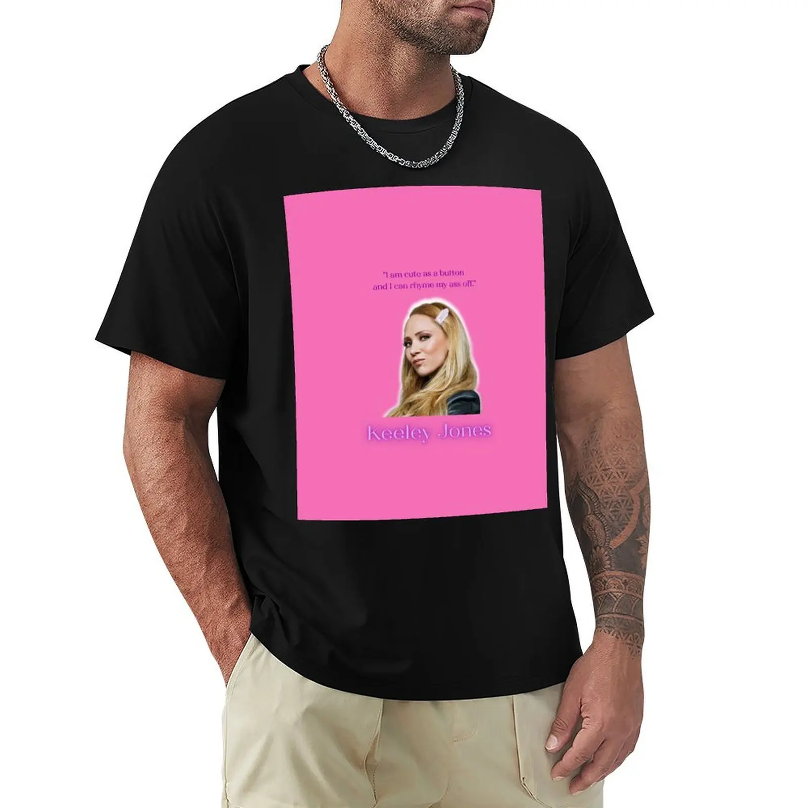 Camiseta con estampado del personaje de Keeley Jones, camiseta para trabajo al aire libre