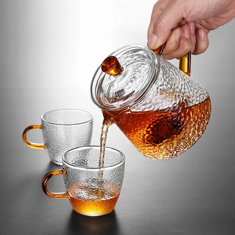 Tea Sets Teapots Glass Borosilicate Heat Resistant Glass Teapot Puer Tea Pot With Infuser Pu Erh Teapot to Boil Water Kettle Bar