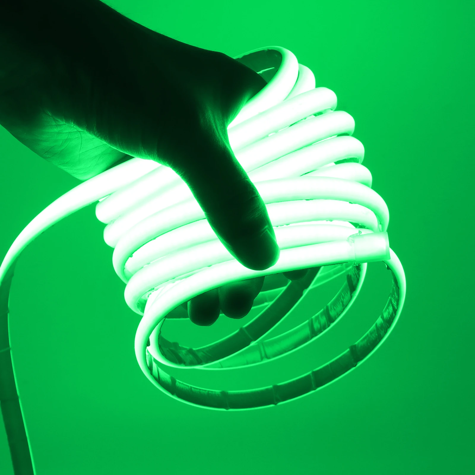 IP68 Wasserdichtes COB-LED-Streifenlicht, 12 V, 24 V, flexibles LED-Neonband, 320 LEDs/m, hochdichtes lineares Licht, Außenschwimmbad