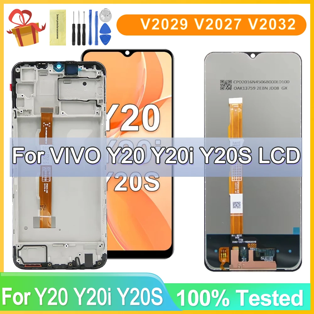 

LCD Display For VIVO Y20 Y20S Y20I LCD Display Touch Screen Digitizer Assembly For VIVO Y20S Y20I Y20 LCD Screen Replacement
