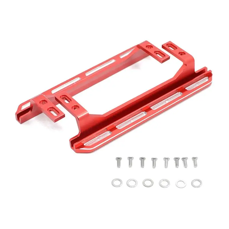 

A19Q-2Pcs Metal Pedal Side Plate Slider For Traxxas TRX4 2021 Bronco 1/10 RC Cawler Car Upgrade Parts Accessories