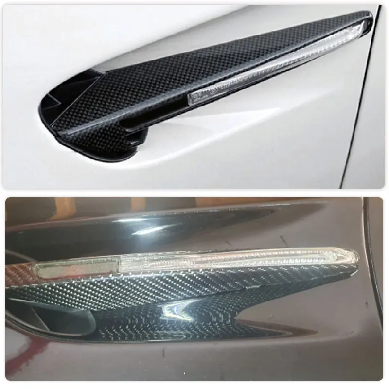 Carbon Fiber Car Fender Turn Signal Light Lamp Cover Trim for BMW 3 Series E92 E93 M3 Coupe 2 Door 2008 - 2011