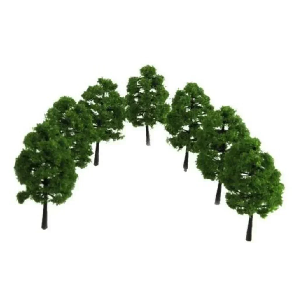 20 PZ 3.5 cm Modello Alberi Treno Ferrovia Diorama Wargame Parco Paesaggio Scala 1:100 Ferrovia Decorazione Edificio Paesaggio Giocattoli