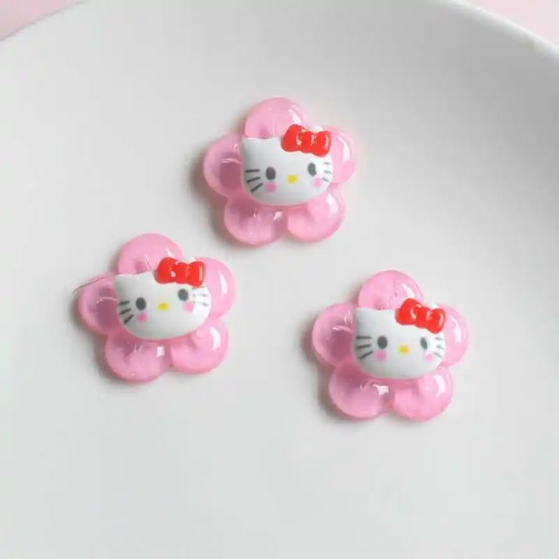 미니소 만화 산리오 유구이 강아지 레진 소형 액세서리 크림 접착제 DIY 휴대폰 케이스 핸드메이드 머리핀 재료 가방