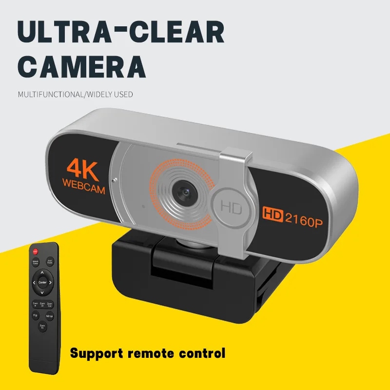 Camera Computer Camera Conference Remote Control Online Class 4K Camera