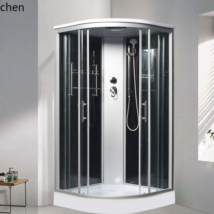 

LXC integral shower room bath room door bathroom bath room simple glass partition