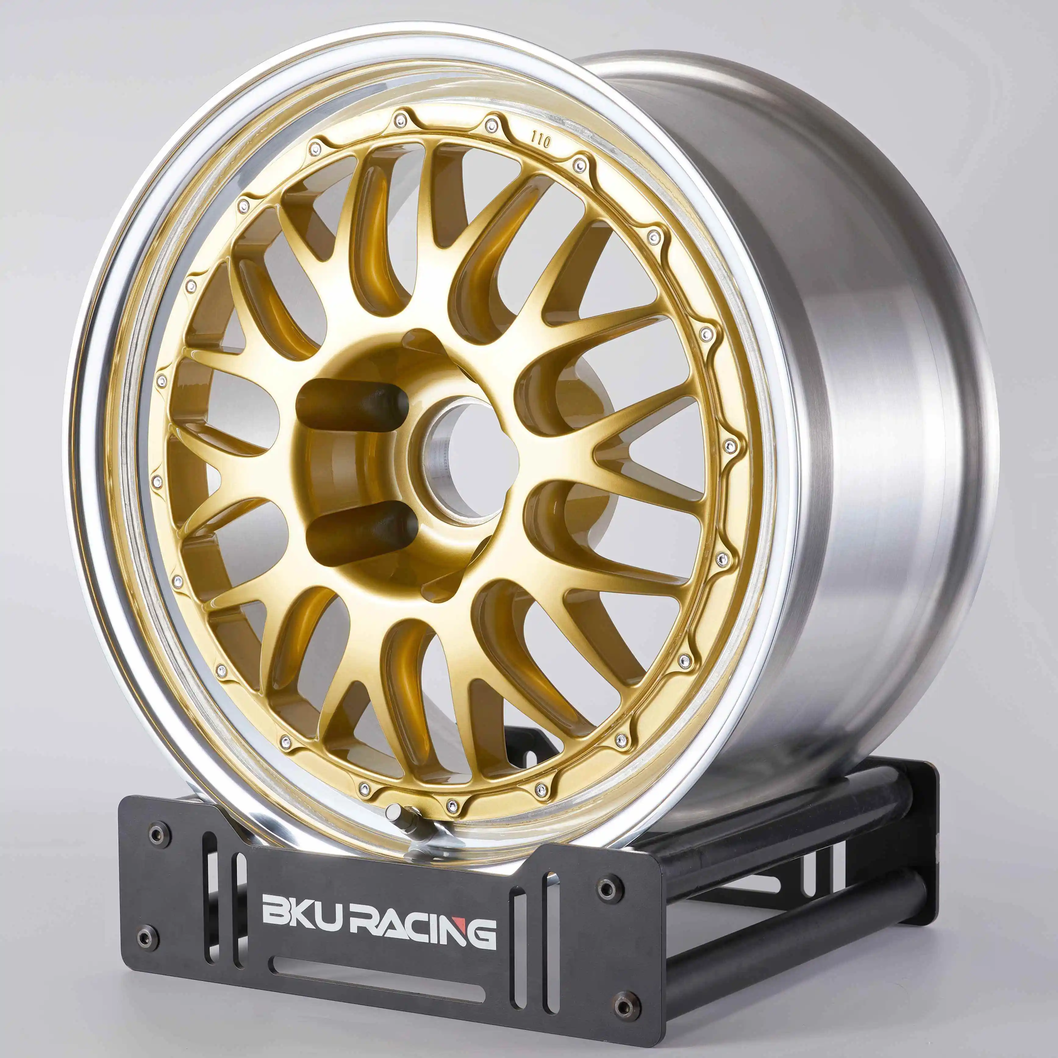 

Bku 2 Piece E88 Wheels for Lamborghini Huracan Evo Gallardo Aventador 19 20 21 Inch Rims Deep Dish Alloy Forged 5x112 Wheels