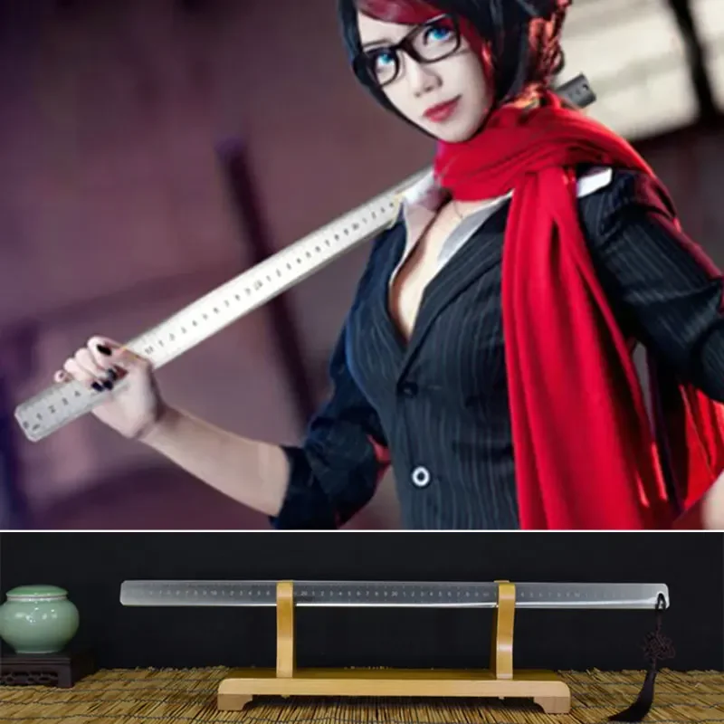 60cm Iron Ruler Martial Arts Supplies Stainless Steel Outdoor Self-defense Car Necessary Protective Tools