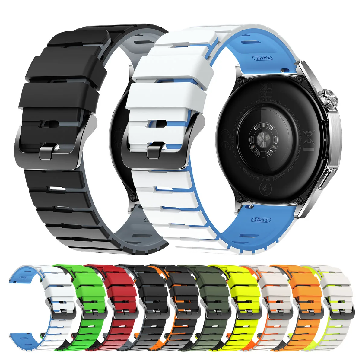 22mm Universal Strap For COLMI C8 Max/V75 GPS/V73/M42 Silicone Band Bracelet For COLMI P71 P68 V70 V68 C81 i30 Watchband Correa