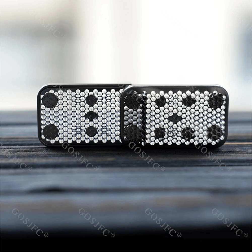 Dense de corail ajourée en titane, curseur de poussée illimité, jouet anti-Stress pour adultes