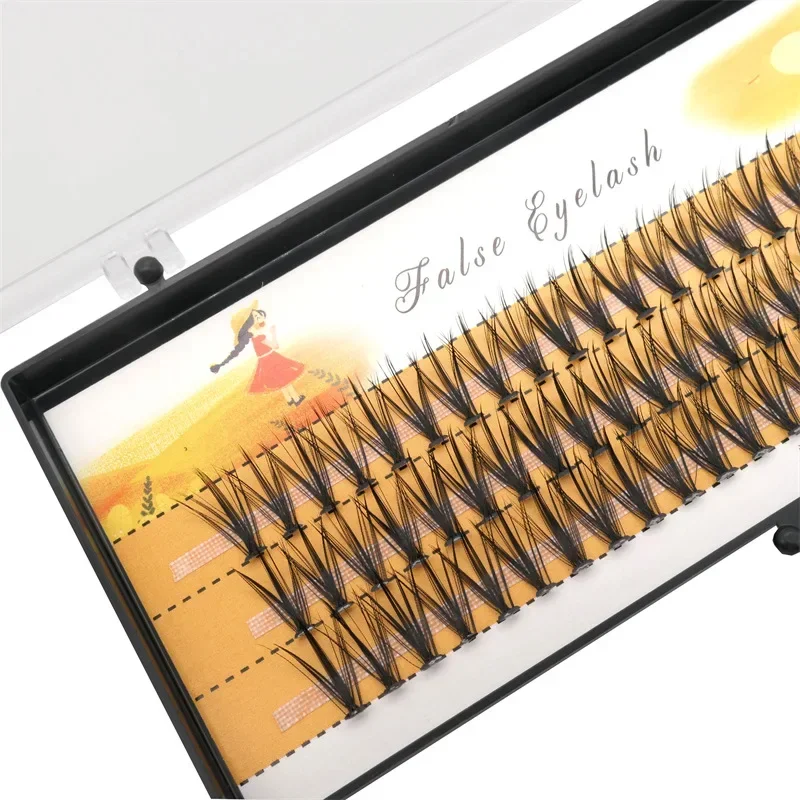 Fashion 60pcs Professional Makeup Individual Cluster Eye Lashes Grafting Fake False Eyelashes