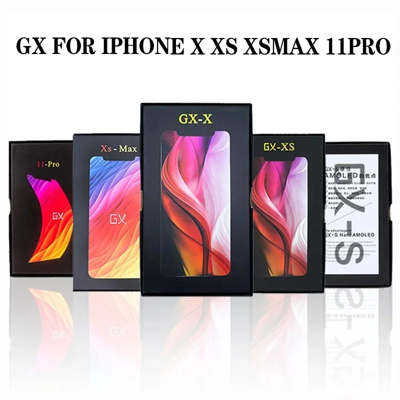 A++GX OLED For iPhone X XS 11 13 Display X OLED Best GX Hard OLED For iPhone X LCD Screen AMOLED Digitizer Assembly Replacement