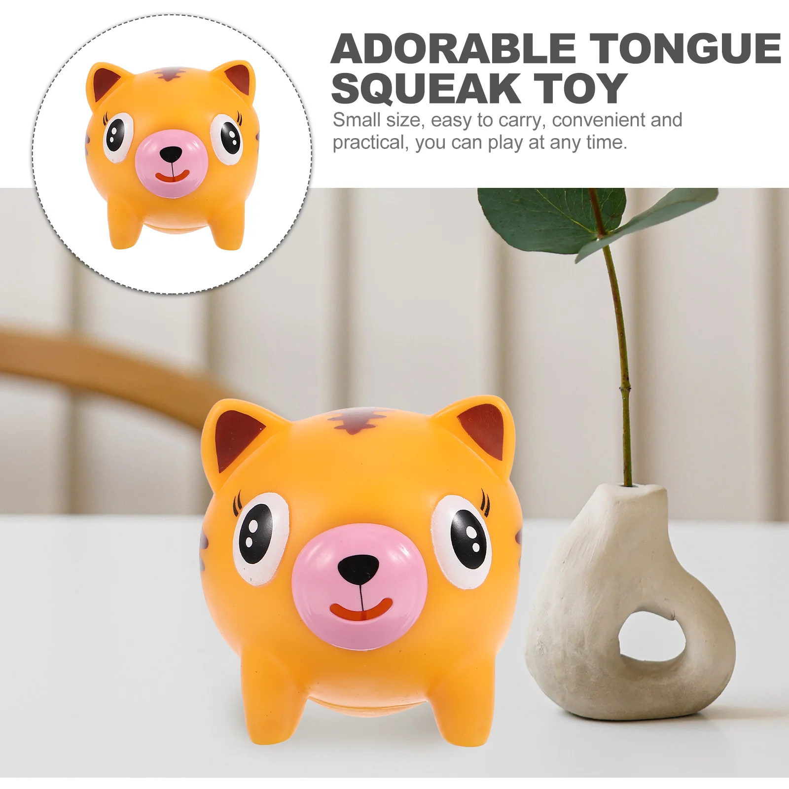 Funny Gifts Stobok Animal Small Dog Kids Toys Adults Stress Animal Ball Sound Funny Relievers Ball Tongue Out Screaming Animal