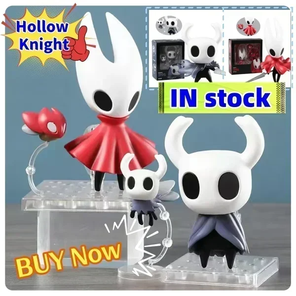 

2026 IN Stock Game Hollow Knight Anime Character Hollow Knight PVC Action Character Collection Model Christmas Gift Thanksgiving