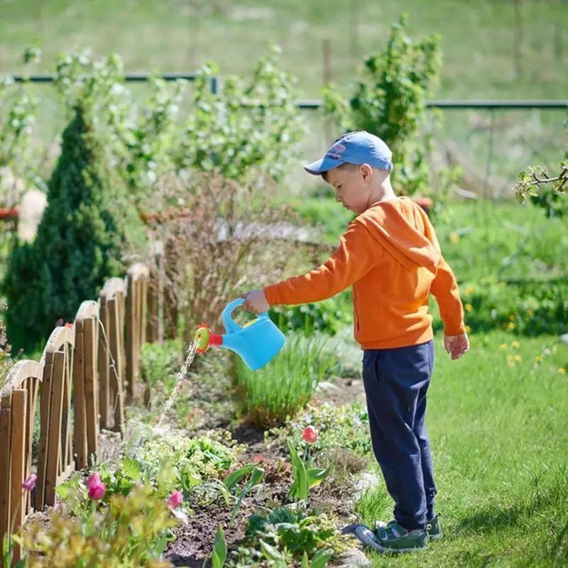 

Flower Watering Can Kids Gardening Water Pot Outdoor Irrigation Tools For KIds Girls Boys Youth Teens Friends Family