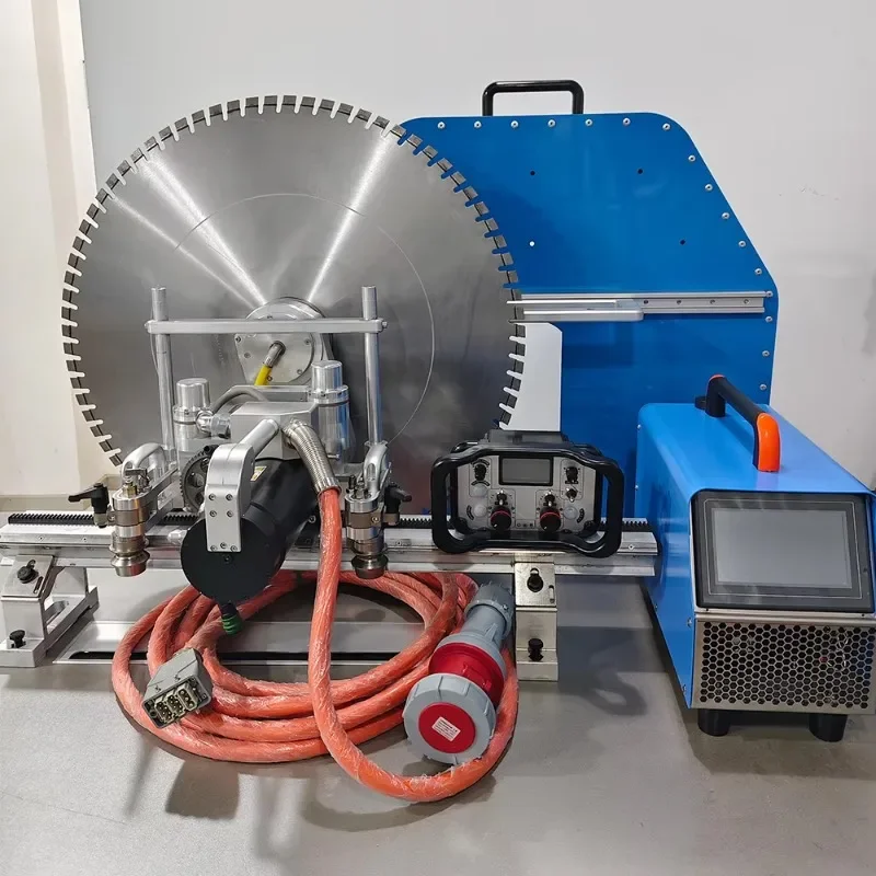 Industrial Electric Concrete Wall Saw Machine 26KW 380V/220V 1600mm Blade Diameter Brushless Motor
