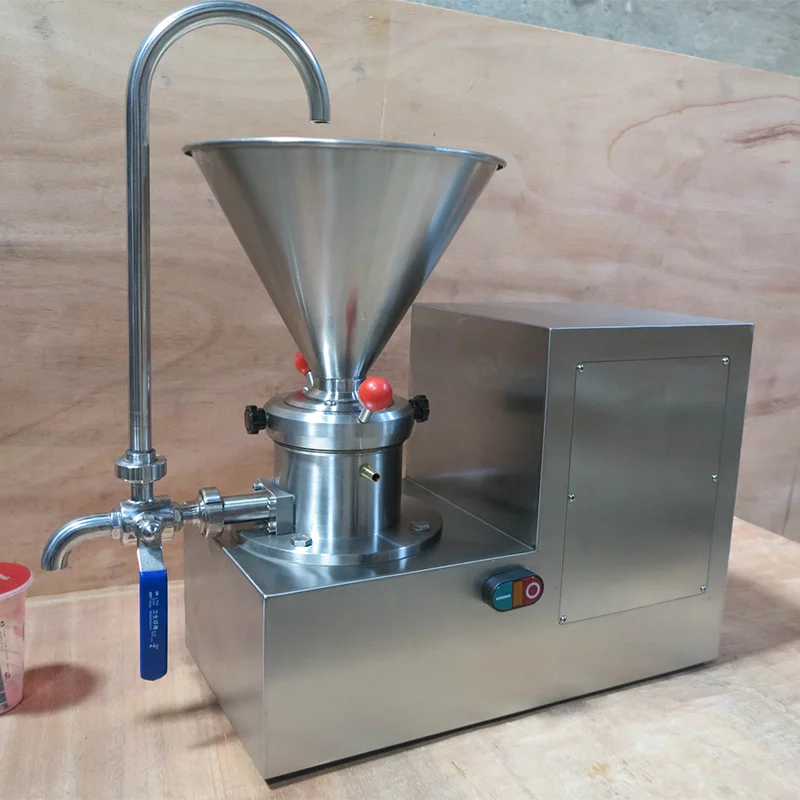 JMS-60 Vertical Colloid Mill Electric Industrial Grinding Machine High-speed Nut Butter Grinding Machine Colloid Mill