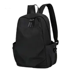 Oxford Mini Men's Backpack Solid Color Lightweight Small Shoulder School Bag Waterproof Wear-resistant Travel Male Backpacks