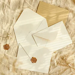 50pcs/lot 19X13cm Envelope for Letters High-grade 250g Paper for Wedding Invitation Hemp Weave Mailers Vintage Western Envelopes