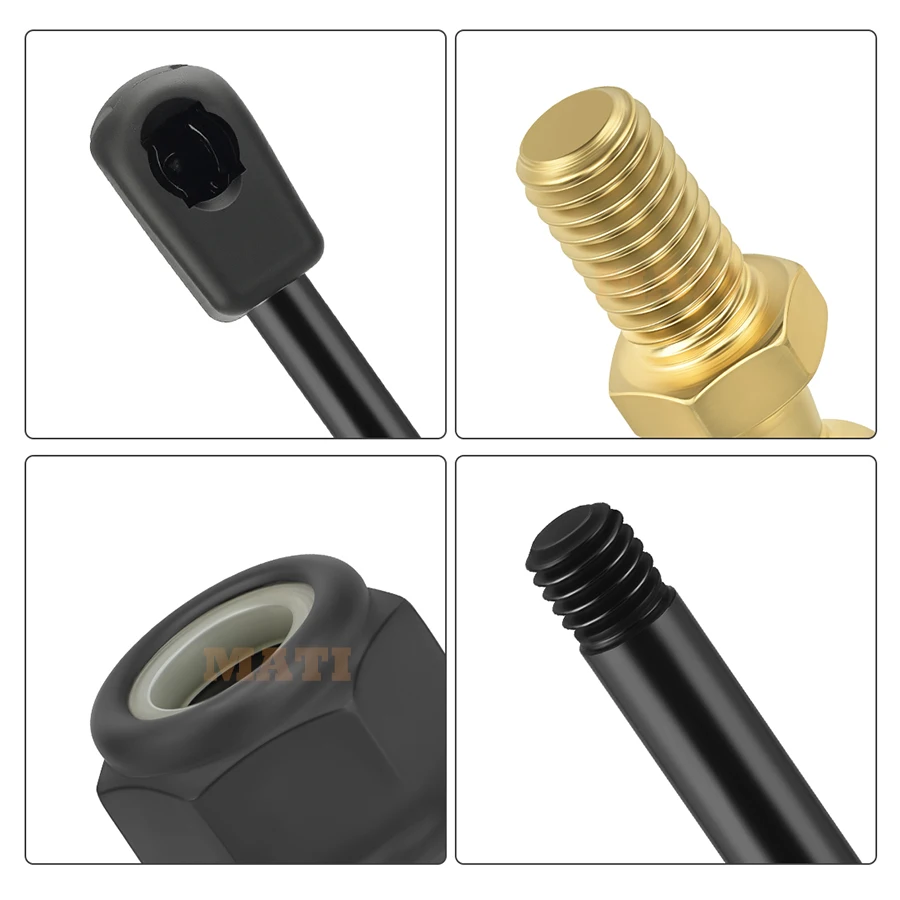 Front Windshield Lift Support Tipout & Strut Ball End w/Nut for Polaris Ranger Brutus Pro XD 900 1000 2013-2026 7043889 7081839