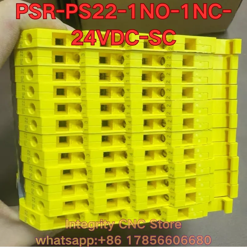 Second-hand  PSR-PS22-1NO-1NC-24VDC-SC PLC module 2702524 functional test is normal