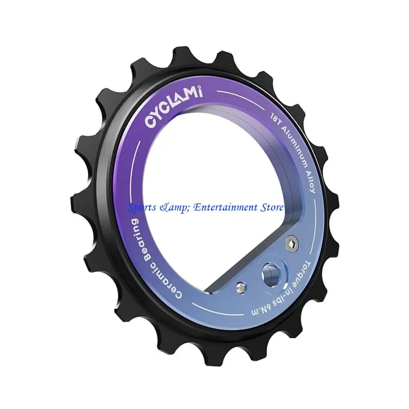 

G7NF Hollows Велосипедные переключатели Шкив Велосипедный шкив из алюминиевых сплавов Задний шкив направляющего колеса