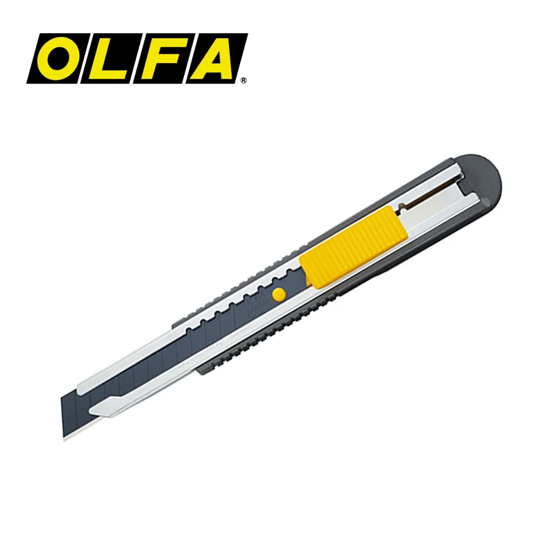 OLFA FWP-1 12.5mm coltello da carta da parati taglierina di medie dimensioni ABS + coltello multiuso in acciaio legato per il taglio di carta, Film,