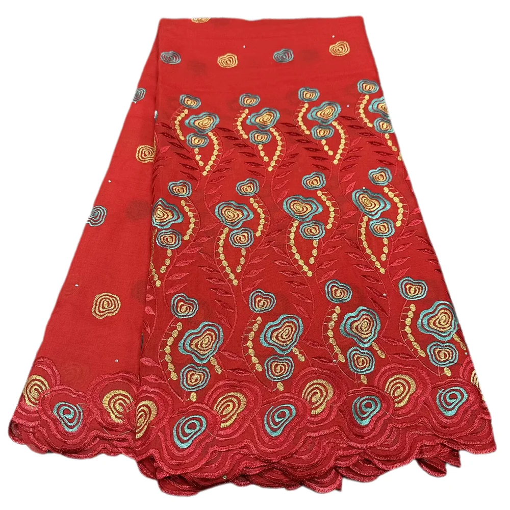 

Оптовая продажа, новая хлопковая африканская кружевная ткань 2025, высокое качество, швейцарская вуаль, кружевная ткань, нигерийская кружевная ткань с камнями, свадебное шитье