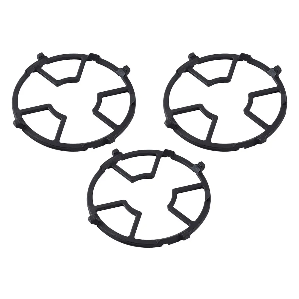 

3Pcs Gas Stove Bracket Cast Iron Burner for Non-Slip Wok Pan Coffee Pot Holder Kitchen Cooking Accessory