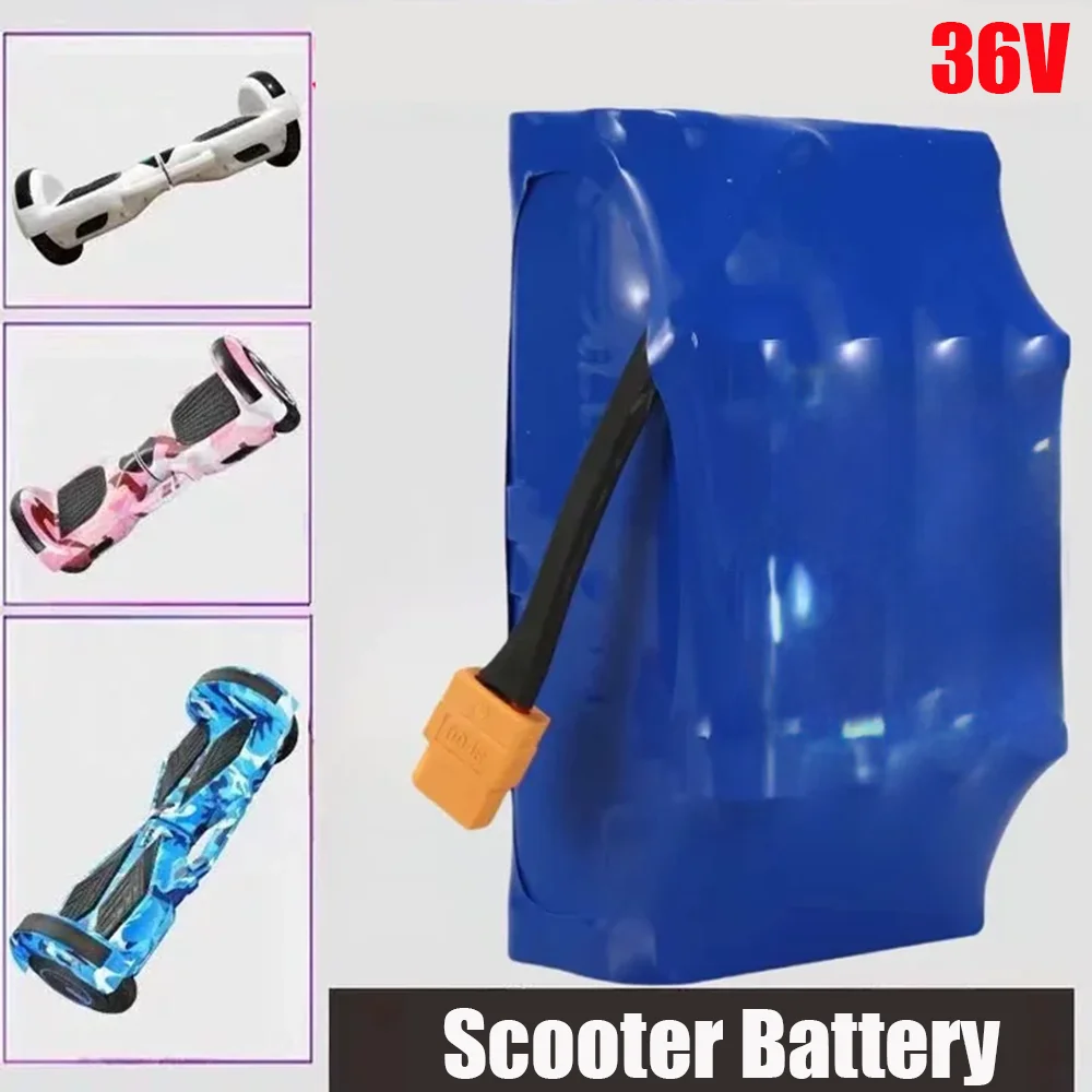 

10s2p 18650 Battery Packs,36V 12AH Rechargeable Lithium Ion Battery for Self Balancing Electric Scooter,HoverBoard Monocycle