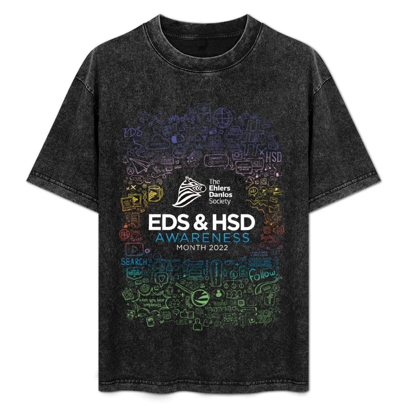 

May Awareness 2022 - Light Text T-Shirt Lightweight Cooling Short Sleeve Tee