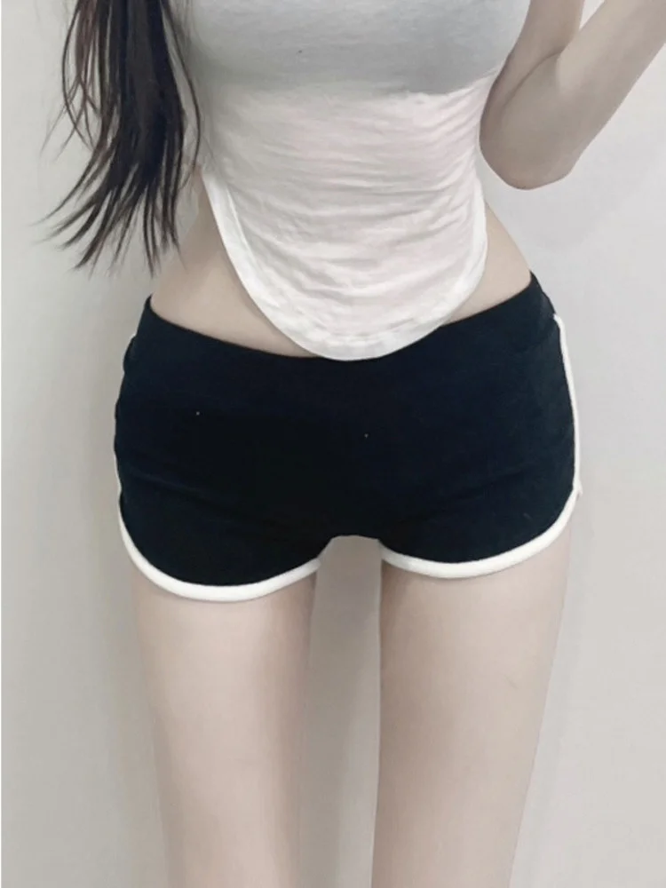 Tight Thin WOMENGAGA Super Sexy Shorts Sporty Elastic Casual Korea Hot Short Fashion Sweet Girl Female 2022 Summer Panties 6LC2