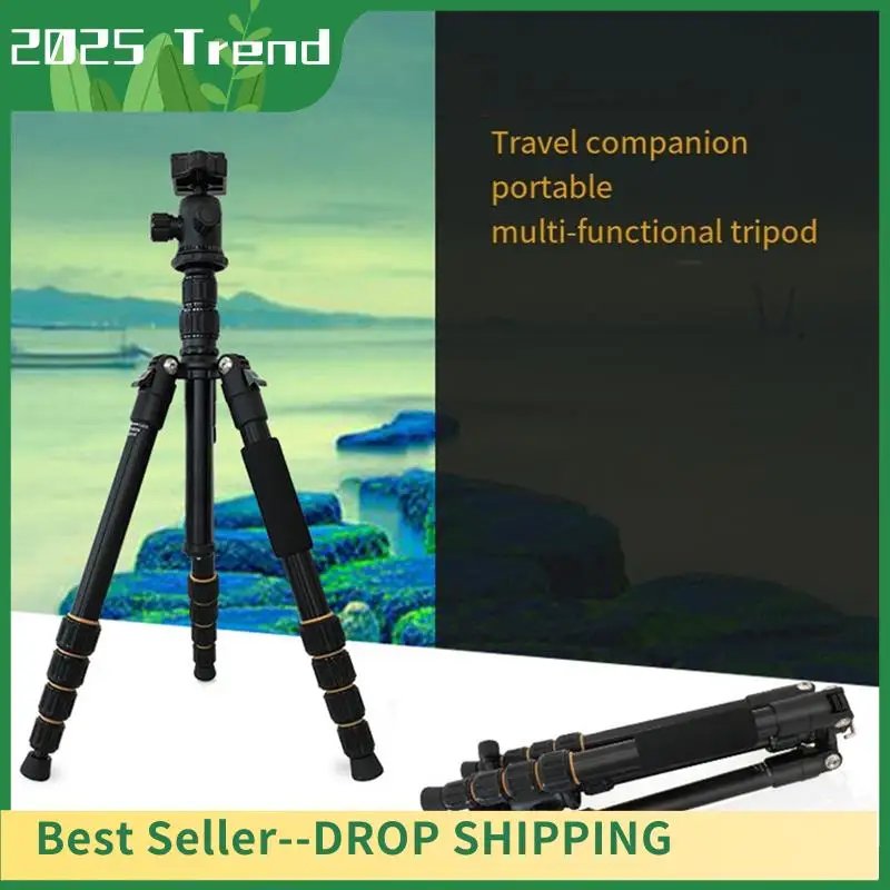 

Top Deals 160Cm Aluminum Camera Tripod Stand DSLR Camera Lightweight Travel Tripod With 360° Ball Head Fit For Canon/Sony/Nikon