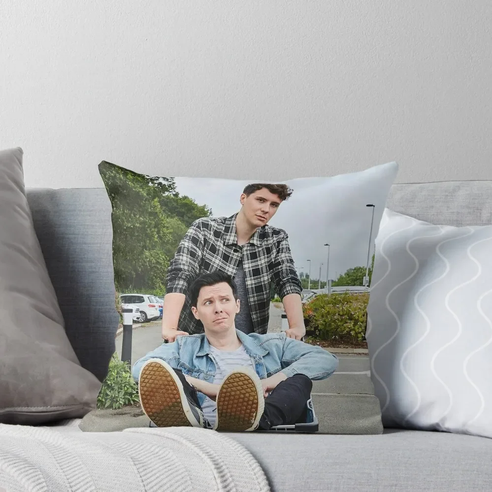 

Dan and Phil Throw Pillow pillow cover luxury Sofa Pillow Cover Decorative Sofa Cushion sleeping pillows