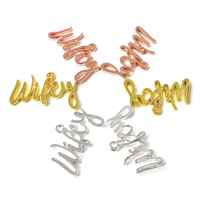 30pcs Alloy Wiley Mixed Letter Charms For Bracelet Bangle Jewelry Making DIY Accessories Wholesale LTC0227