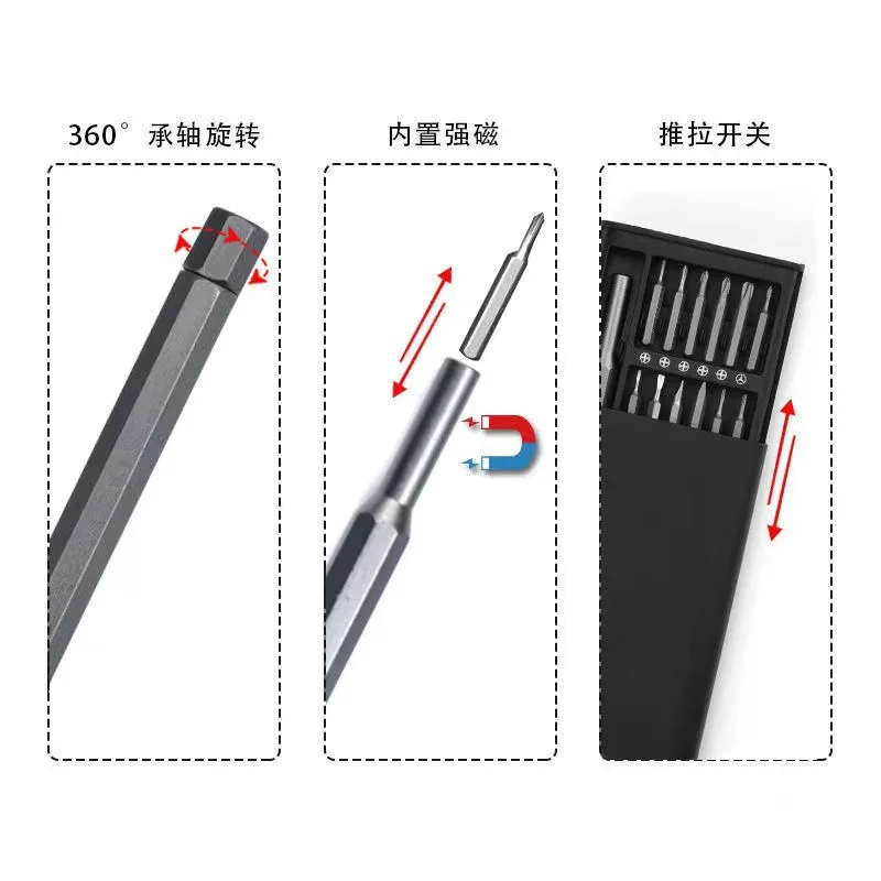 24 in 1 Precision Screwdriver Set Magnetic Screw Driver Bit Professional Repair Tool Kit for IPhone Watch Camera