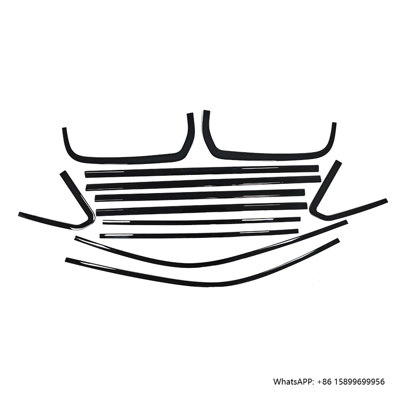 

Wholesale Custom Car Accessories Stainless Steel Black Door Chrome Window Decorative Moulding Trim for Dodge RAM 1500 2019-2025