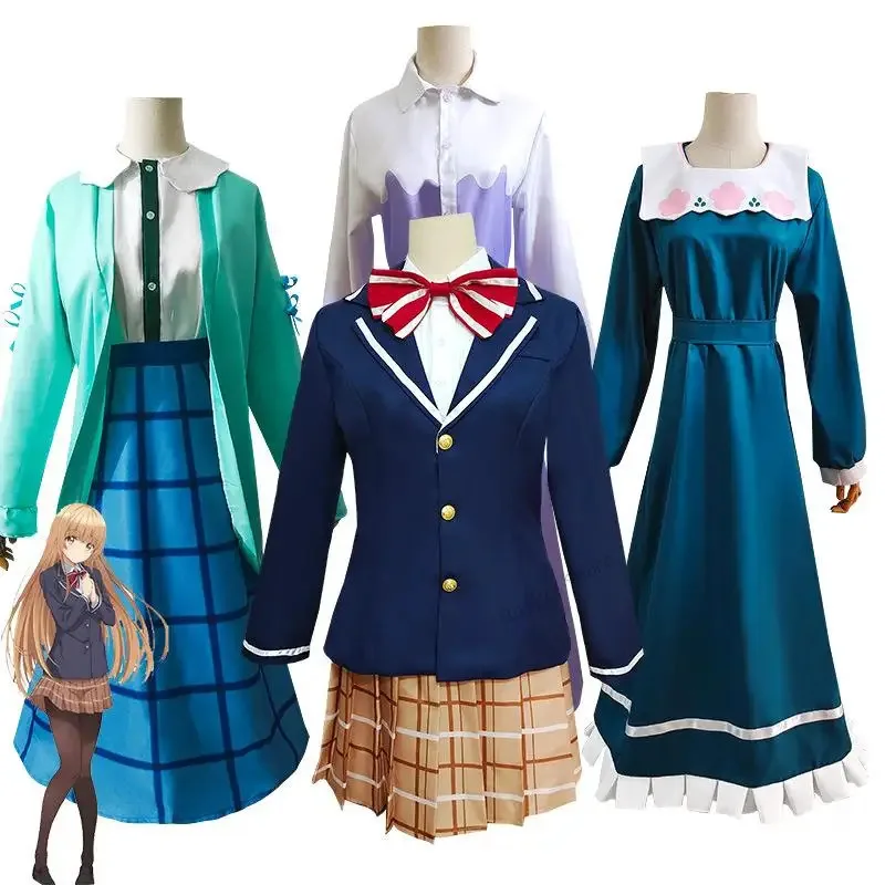 

hhh 2025Shiina Mahiru платье для косплея аниме ангел Next Door Spoils Me Rotten костюмы школьная форма костюм юбка платья горничной