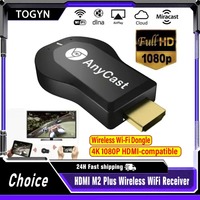 4K 1080P M2 Plus Wireless WiFi Display HDMI-Compatible TV Dongle Receiver for DLNA Airplay Miracast for AnyCast for IOS