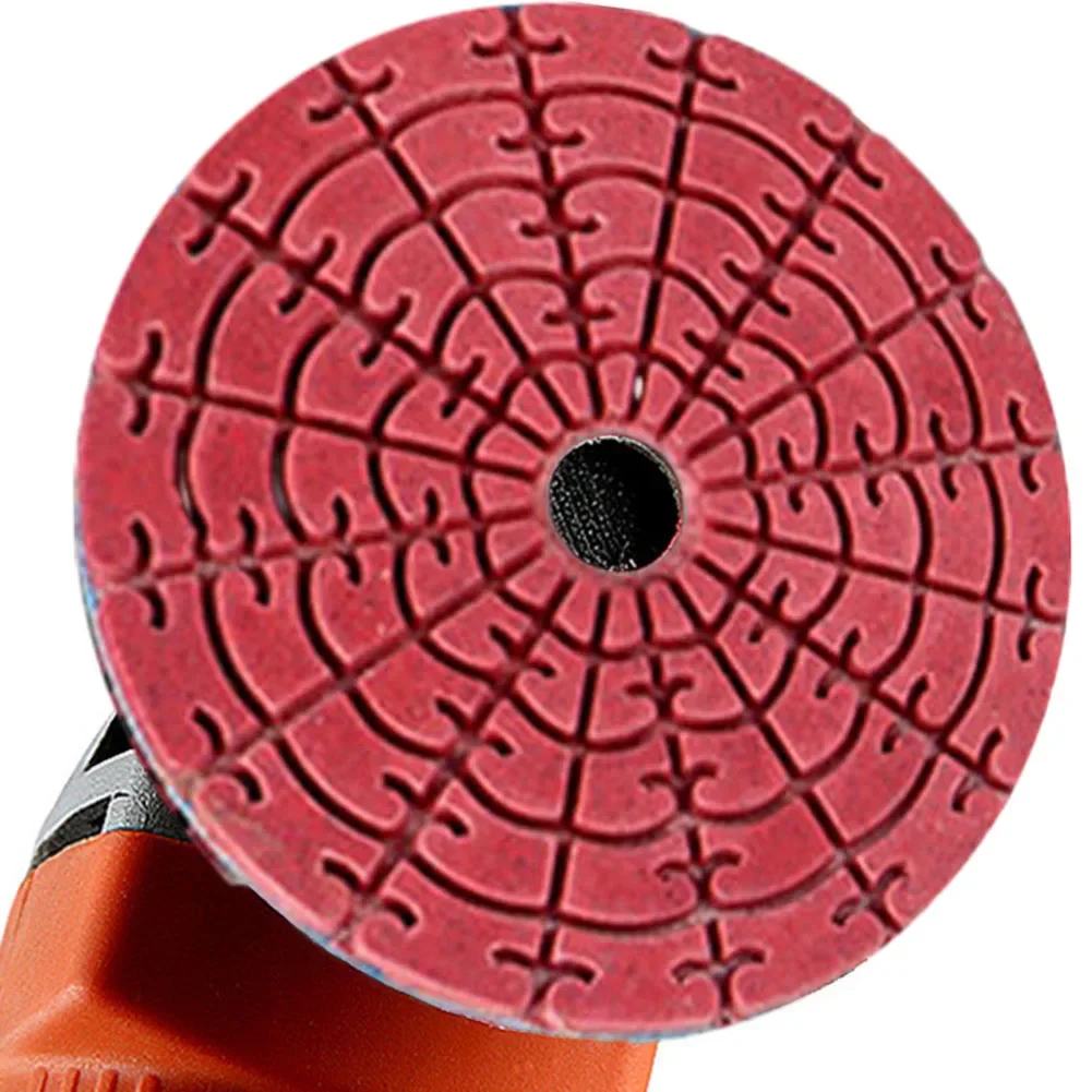 Diamond Polishing Pads 4inch Flexible Sanding Grinding Disc Wet/Dry Buff Disc Diamond Tile Marble Granite Polishing Pad Polisher