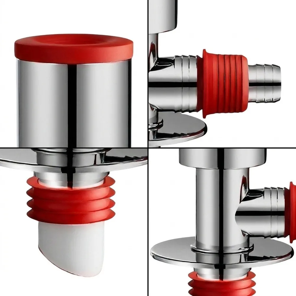 Floor Drain Splitter 2-Way Hose Adapter for Washing Machine Compatible with Straight Sewer Pipelines 12.8x16.5cm