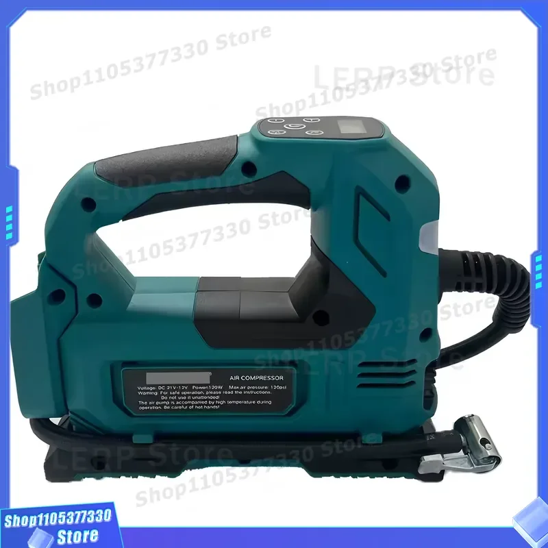 18V Cordless Car Tire Inflator High Efficiency Portable Air Pump for Auto Repair Controllable Pressure Wireless Electric Pump