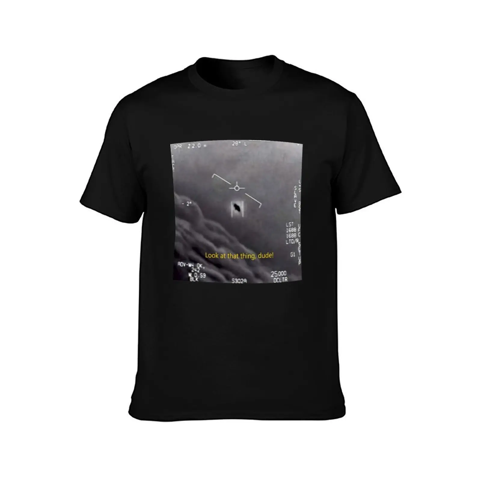 Tic-Tac UFO T-Shirt Urban Style Casual Short Sleeve Top T-Shirt