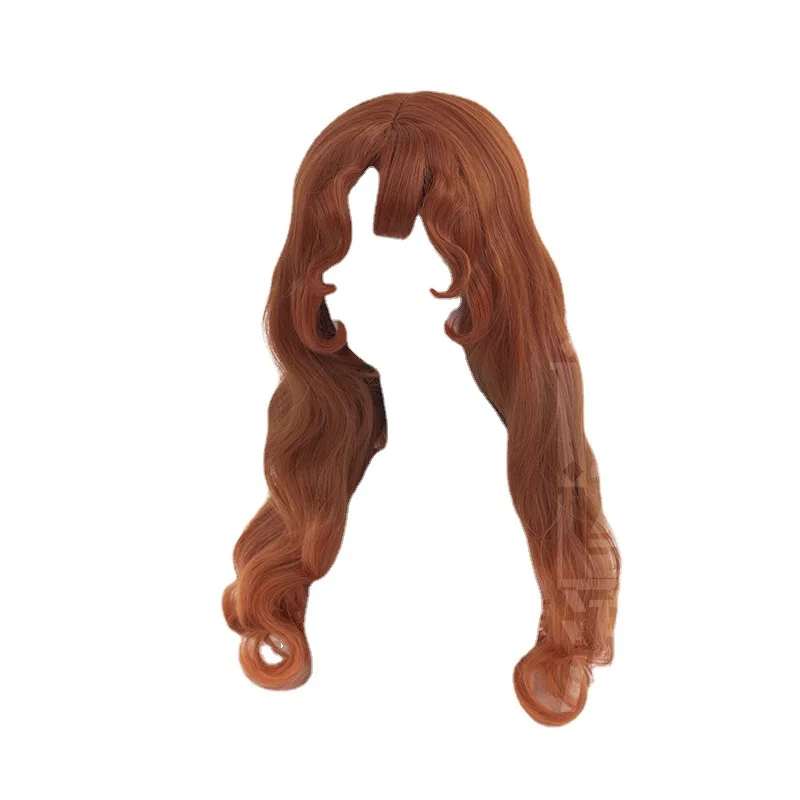 الهوية الخامس فتاة صغيرة Eurydice شعر مستعار تأثيري محاكاة فروة الرأس التدرج مجعد الشعر هدية الهالوين #5