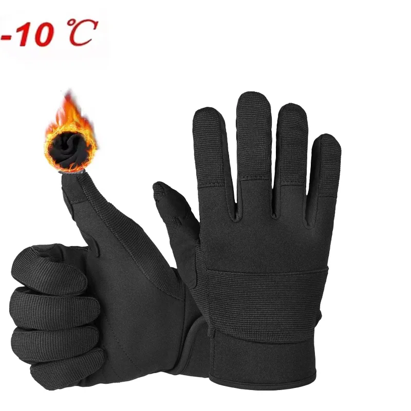 الخريف الشتاء الرجال قفازات نسائية شاشة تعمل باللمس مقاوم للماء يندبروف قفازات الرياضة في الهواء الطلق الدافئة الحرارية تشغيل قفازات التزلج