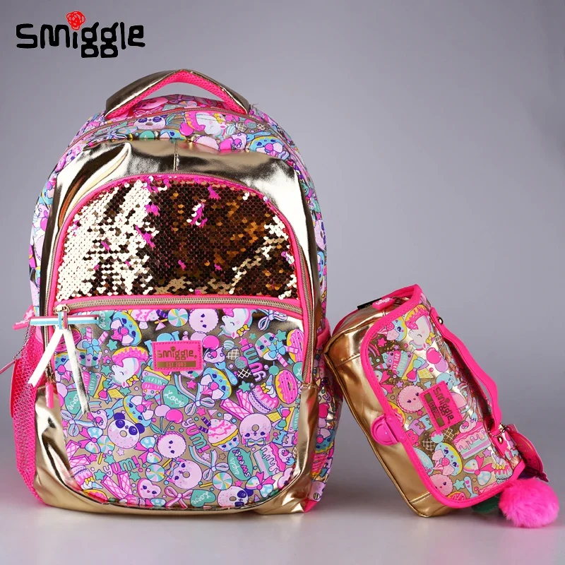 

Оригинальный Австралийский школьный рюкзак Smiggle, 15-е юбилейное издание, Детские канцелярские принадлежности, рюкзак для студентов, сумка для ланча, пенал