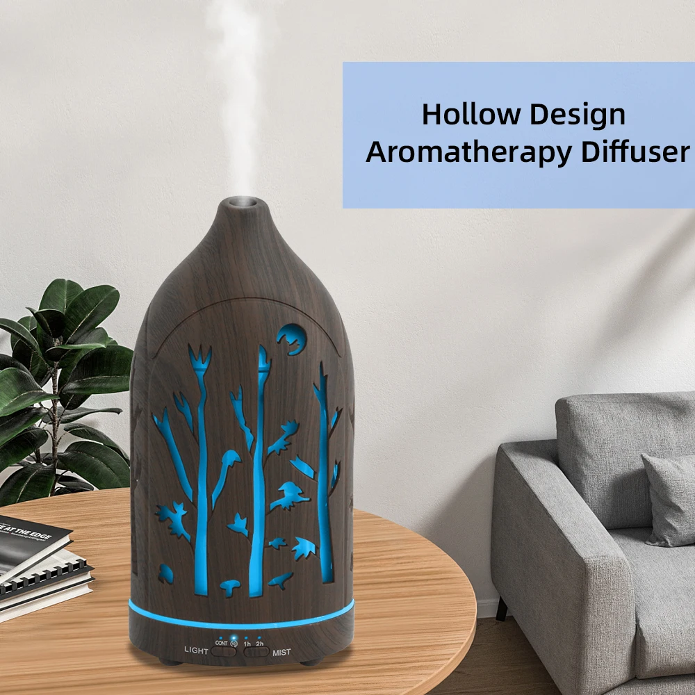 

Ultra Quiet Aromatherapy Diffuser with Auto Shut Off, 3 Essential Oils for Stress Relief & Sleep
