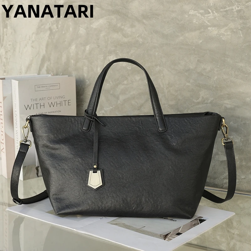 Luxury woman Shoulder bag soft leather large capacity square fashion tote bag korean Fashionable Handbag Shopping underarm bags